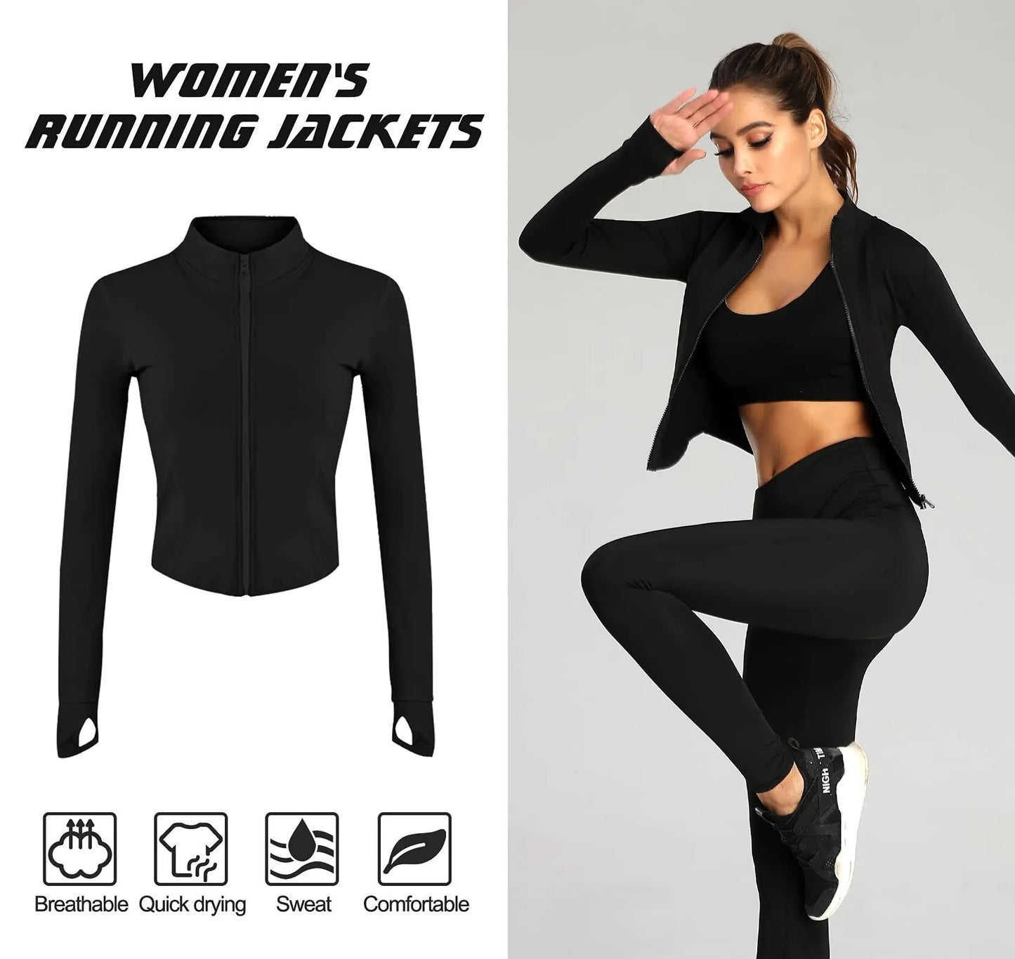 Women's Quick-Dry Tracksuit Jacket - Freedom Products