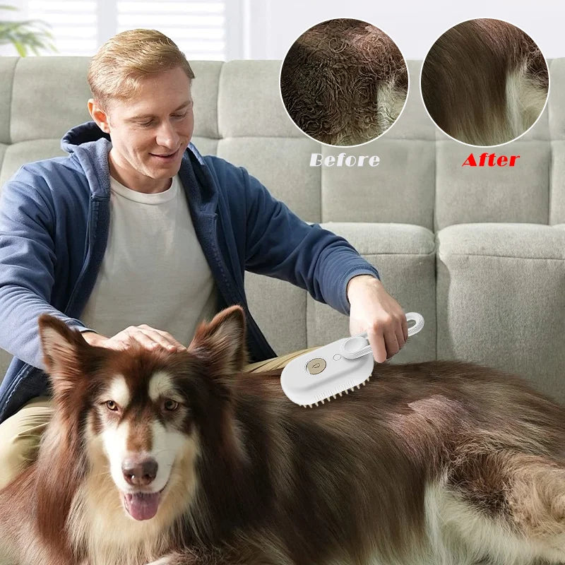 Premium Steamy Furry Friend Brush & Massager - Freedom Products