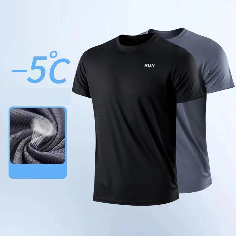 Colourful Quick Dry Men's Fitness T-Shirt - Freedom Products