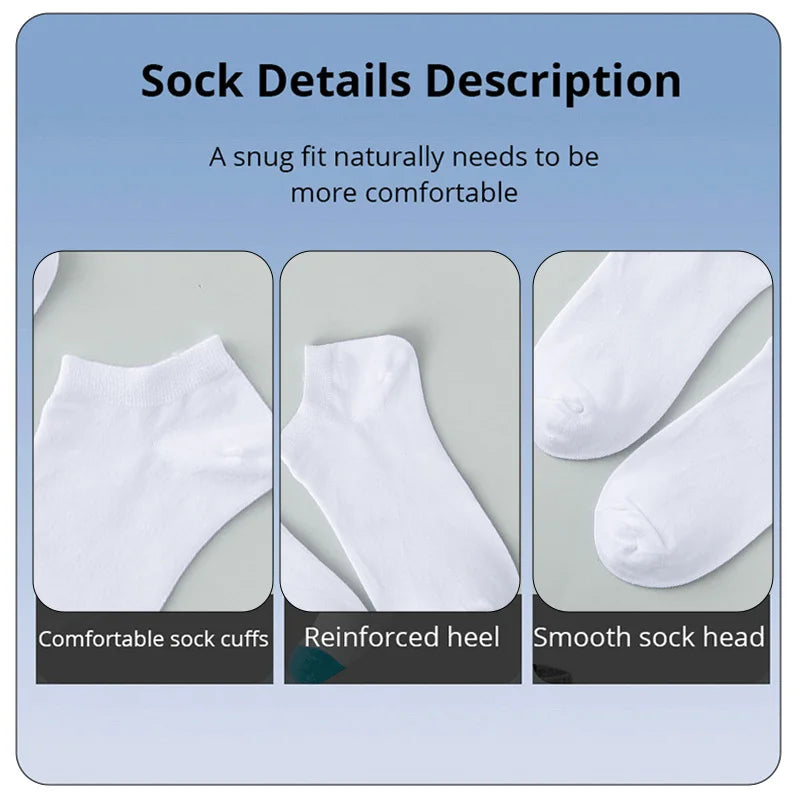 10 Pairs Unisex Invisible Socks - Non-Slip & Breathable - Freedom Products