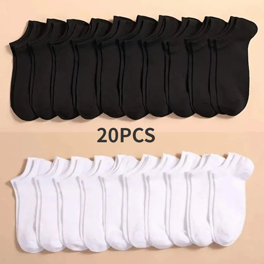 10 Pairs Unisex Invisible Socks - Non-Slip & Breathable - Freedom Products