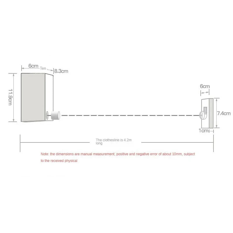 Space Saving, Retractable Clothesline